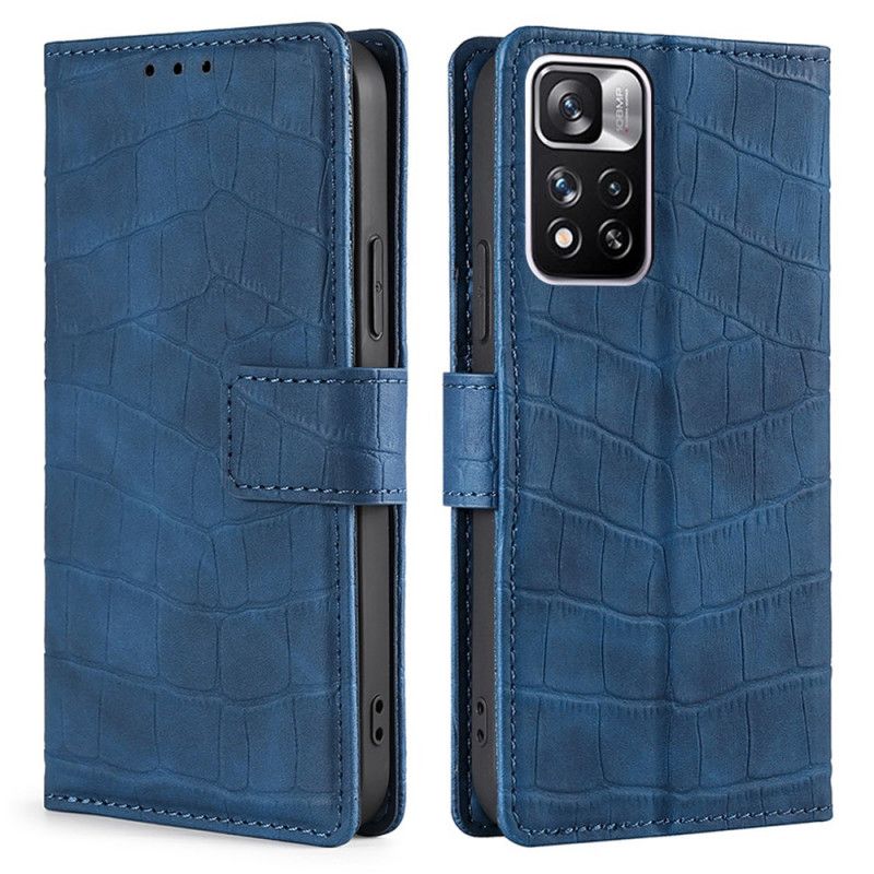 Etui Folio Do Xiaomi Redmi Note 11 Pro / Note 11 Pro Plus Krokodyl Dotykowy Skóry