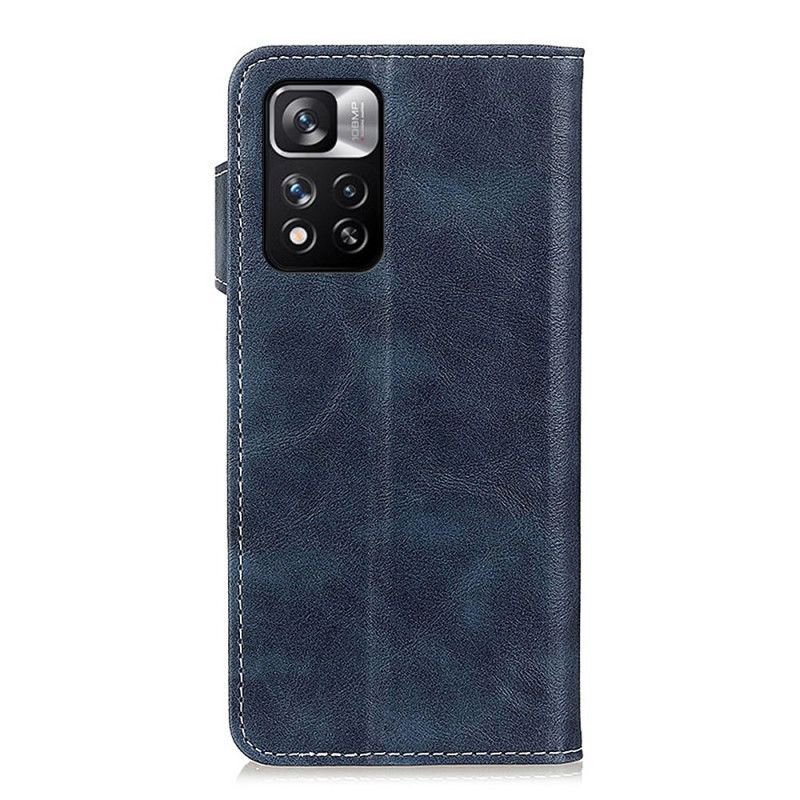 Etui Folio Xiaomi Redmi Note 11 Pro / Note 11 Pro Plus Artystyczny Przycisk Szycia