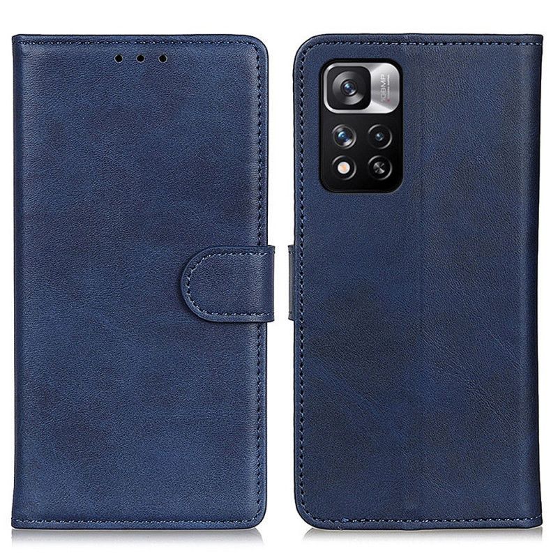 Etui Folio Xiaomi Redmi Note 11 Pro / Note 11 Pro Plus Efekt Matowej Skóry