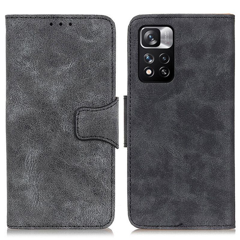 Etui Folio Xiaomi Redmi Note 11 Pro / Note 11 Pro Plus Vintage Split Skóra