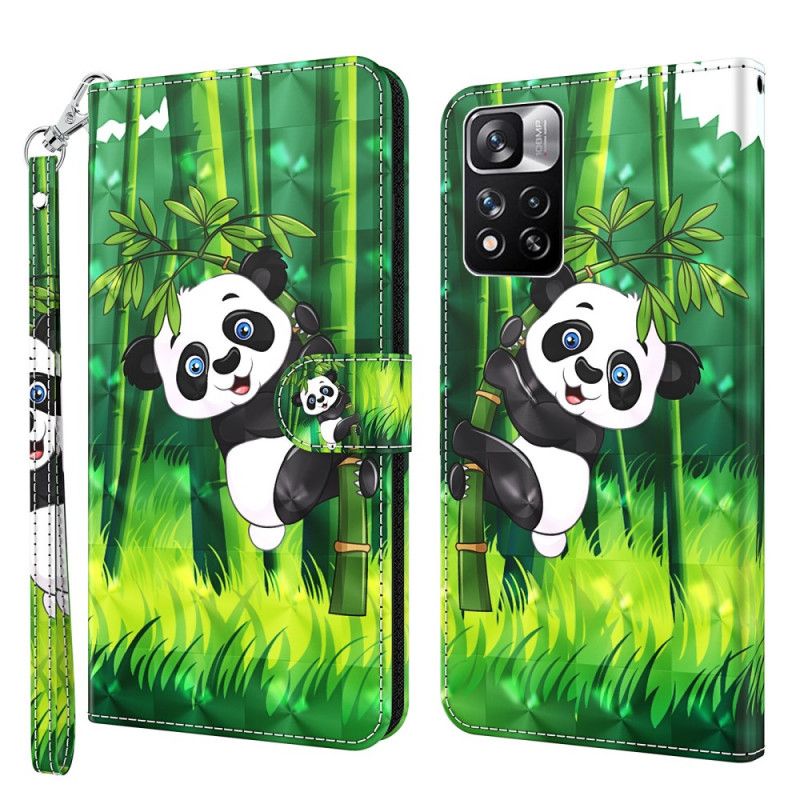 Pokrowce Xiaomi Redmi Note 11 Pro / Note 11 Pro Plus Panda I Bambus