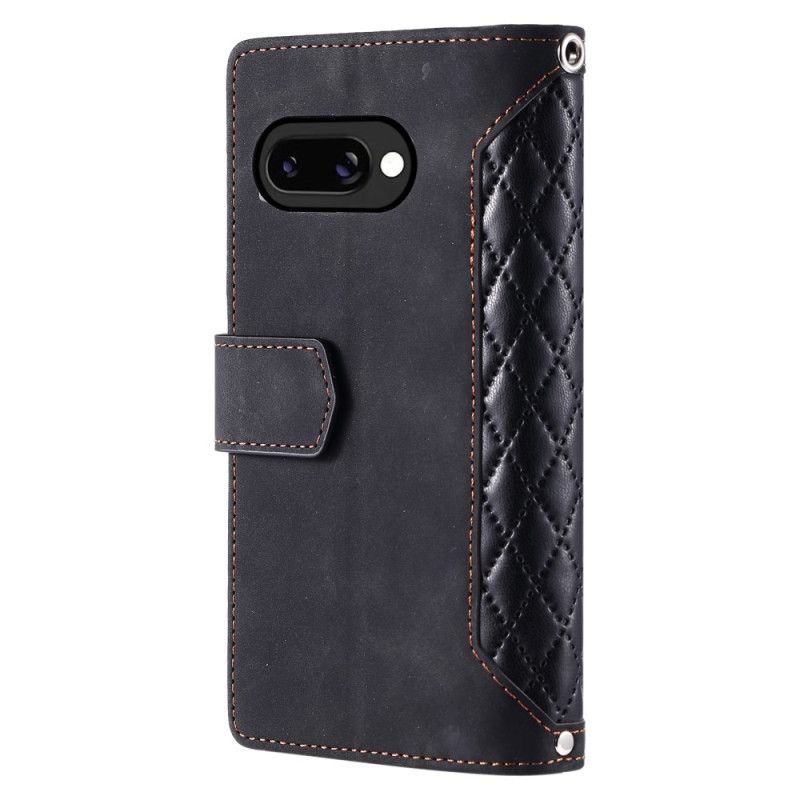 Etui Folio Do Google Pixel 10a Pikowany W Stylu Vintage