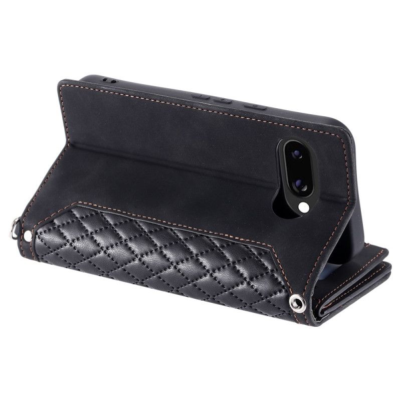 Etui Folio Do Google Pixel 10a Pikowany W Stylu Vintage