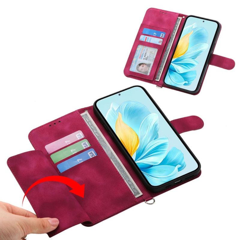 Etui Folio Do Google Pixel 10a Zamsz Z Efektem Mandali Z Paskiem Na Ramię