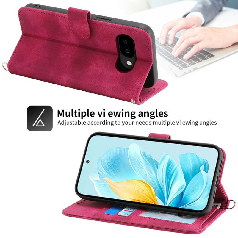 Etui Folio Do Google Pixel 10a Zamsz Z Efektem Mandali Z Paskiem Na Ramię