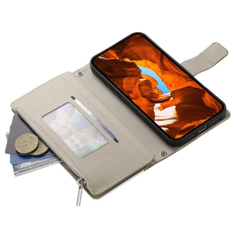 Etui Folio Google Pixel 10a Dwukolorowy Portfel Z Paskami Etui Ochronne