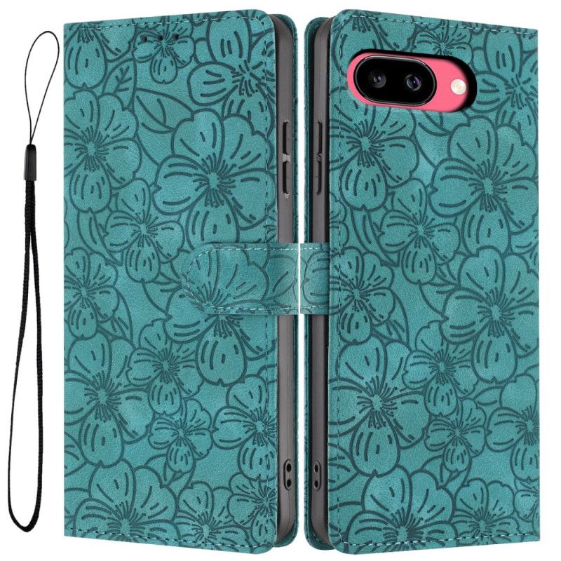 Etui Folio Google Pixel 10a Kwiaty Wiśni Etui Ochronne