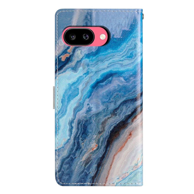 Etui Folio Google Pixel 10a Niebieski Marmur Etui Ochronne