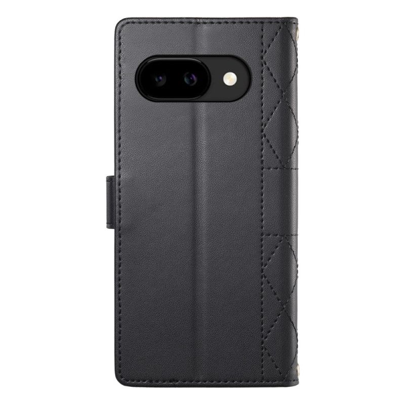 Etui Folio Google Pixel 10a Pikowany Portfel Z Paskami