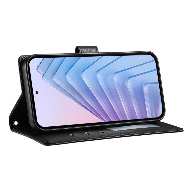 Etui Folio Google Pixel 10a Pikowany Portfel Z Paskami