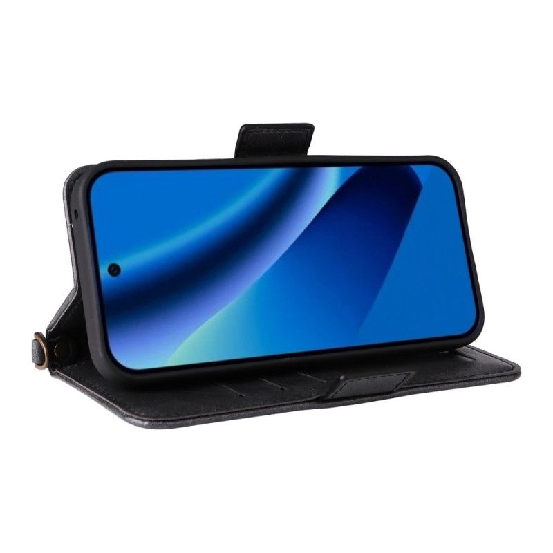 Etui Folio Google Pixel 10a Portfel Vintage I Pasek Na Ramię Pasek