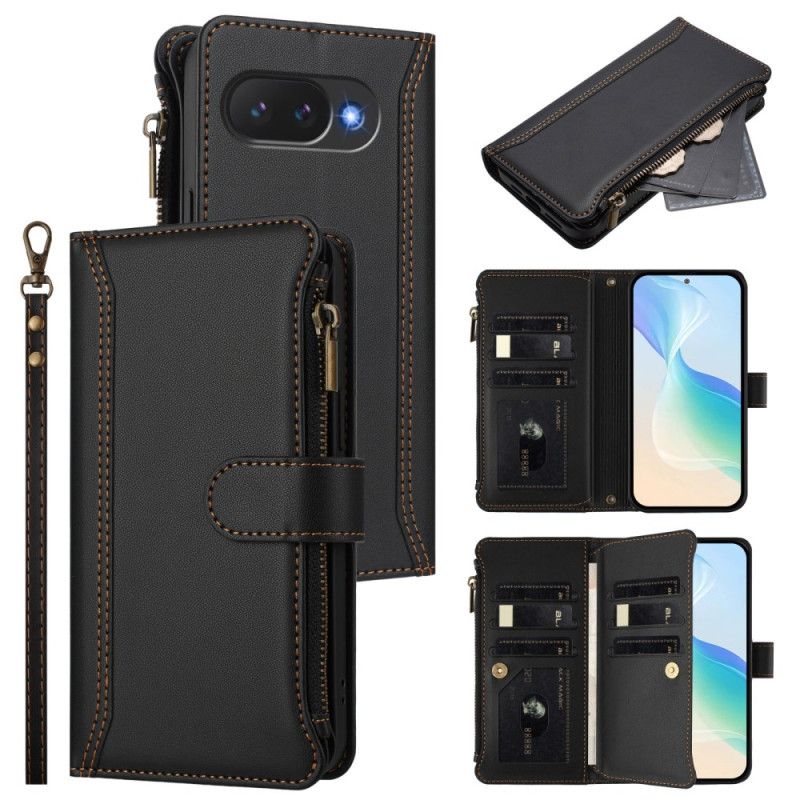 Etui Folio Google Pixel 10a Portfel Z 9 Przegródkami Na Karty