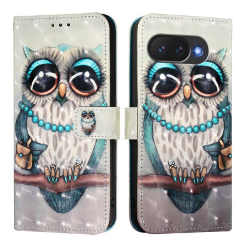 Etui Folio Google Pixel 10a Szara Sowa Etui Ochronne