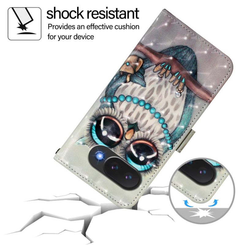 Etui Folio Google Pixel 10a Szara Sowa Etui Ochronne