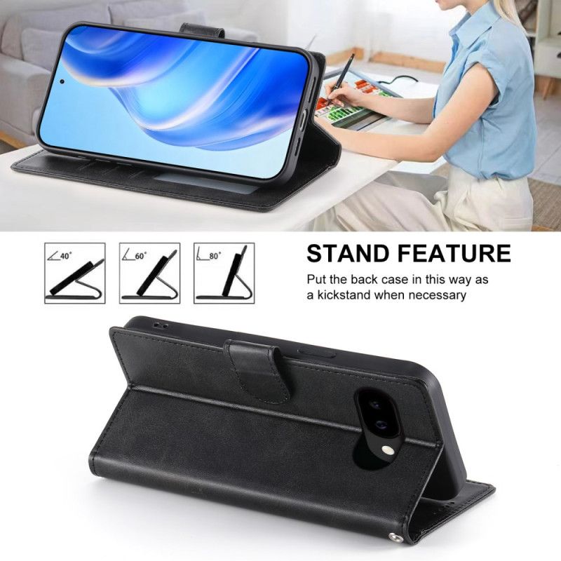 Etui Folio Google Pixel 10a Teksturowana Skóra Ekologiczna Etui Ochronne