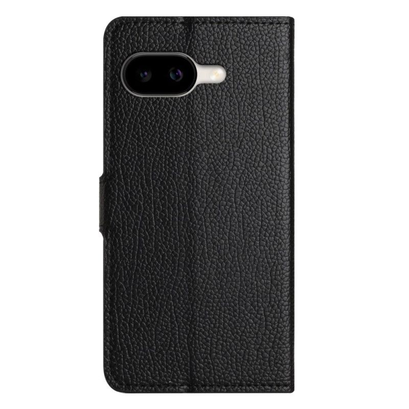 Etui Google Pixel 10a CZarny Portfel O Fakturze Liczi Etui Ochronne