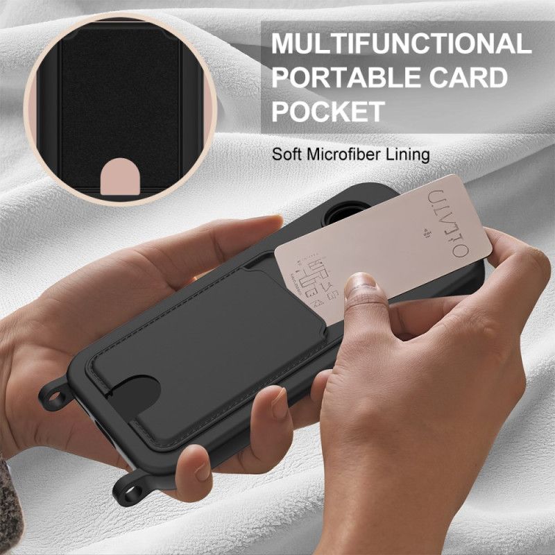 Etui Google Pixel 10a Płynna Karta Silikonowa Uchwyt