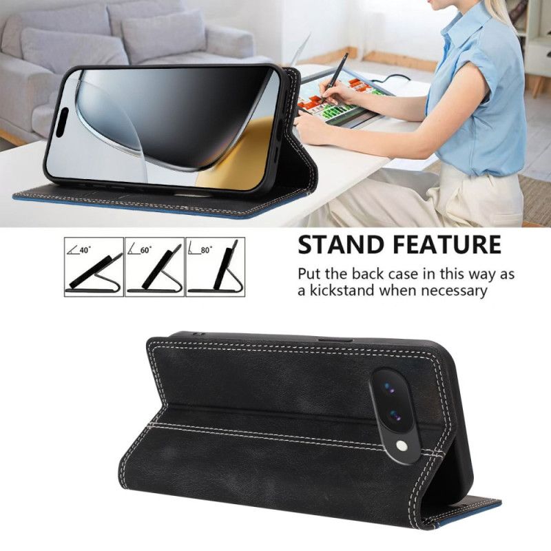 Flip Kotelot Google Pixel 10a Dwukolorowy Blokujący Rfid