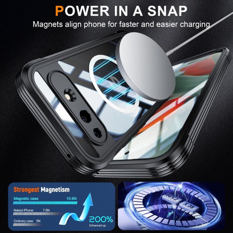 Futerały Google Pixel 10a Etui Na Telefon Magnetyczny Z Hartowanym Szkłem Ochronnym Na Ekran