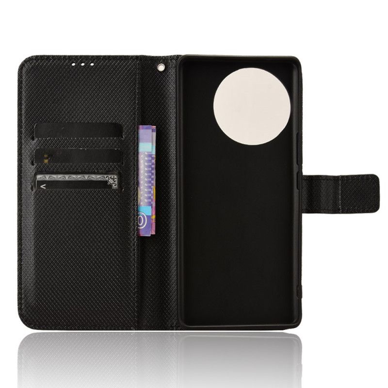 Etui Folio Vivo V40 Lite 5g Tekstura Diamentów