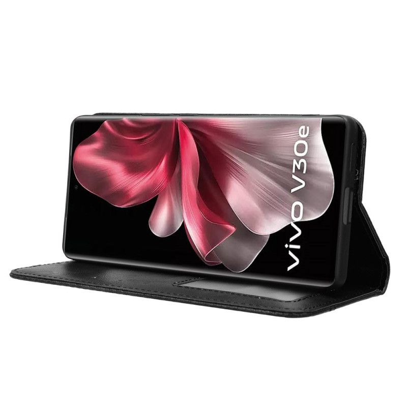 Flip Kotelot Do Vivo V40 Lite 5g Ramka W Stylu Vintage