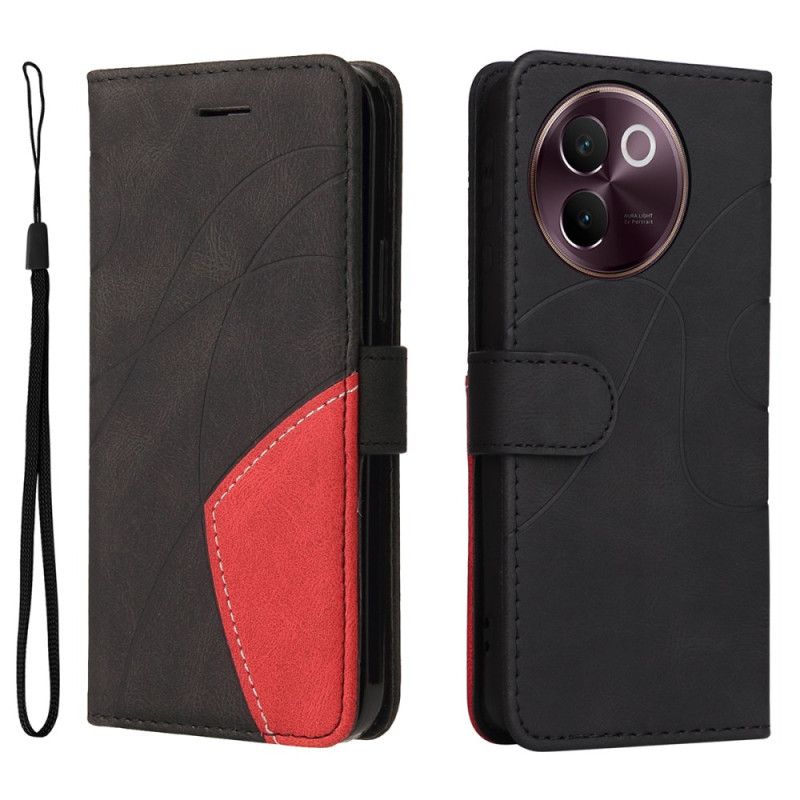 Pokrowce Vivo V40 Lite 5g Dwukolorowa Falowana Powierzchnia