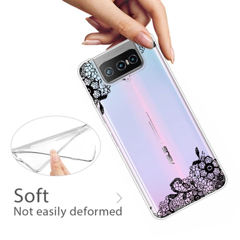 Etui Asus Zenfone 7 / 7 Pro Cienka Koronka