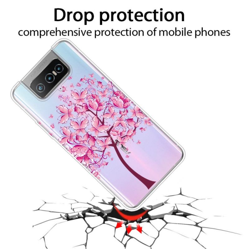 Etui Asus Zenfone 7 / 7 Pro Górne Drzewo Etui Ochronne