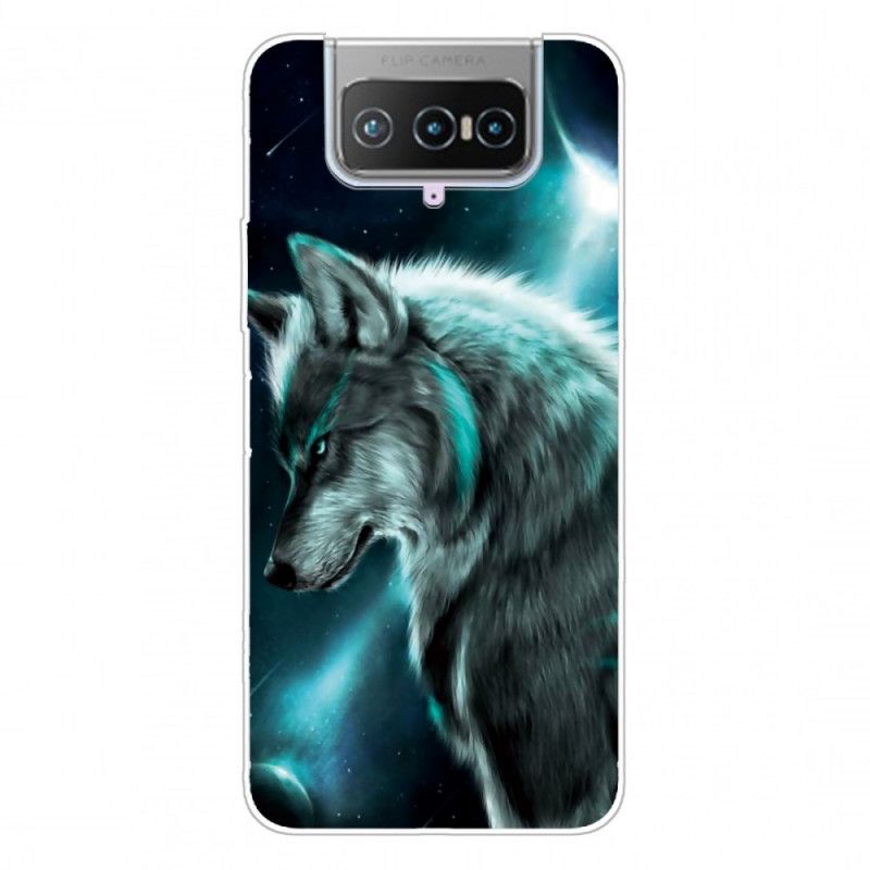 Etui Asus Zenfone 7 / 7 Pro Królewski Wilk