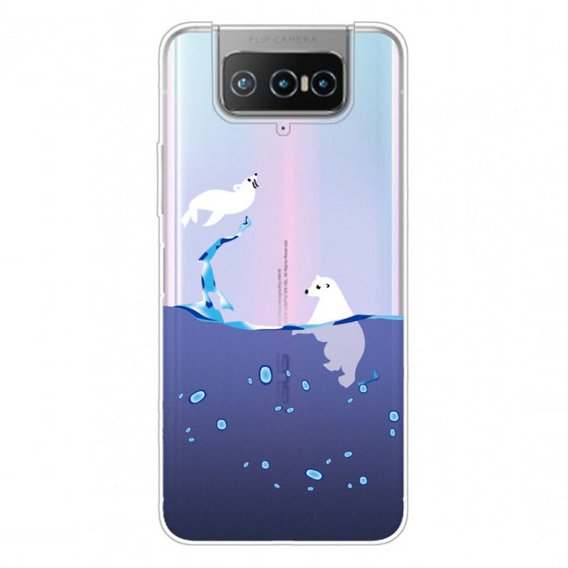 Futerały Asus Zenfone 7 / 7 Pro Etui na Telefon Gry Morskie