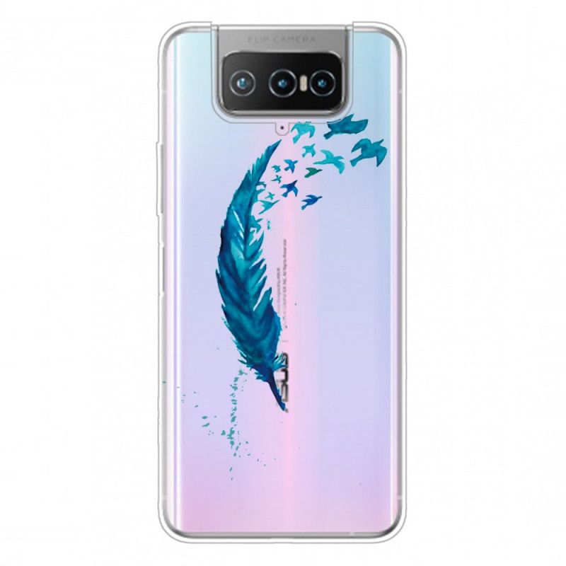 Futerały Asus Zenfone 7 / 7 Pro Etui na Telefon Piękne Pióro