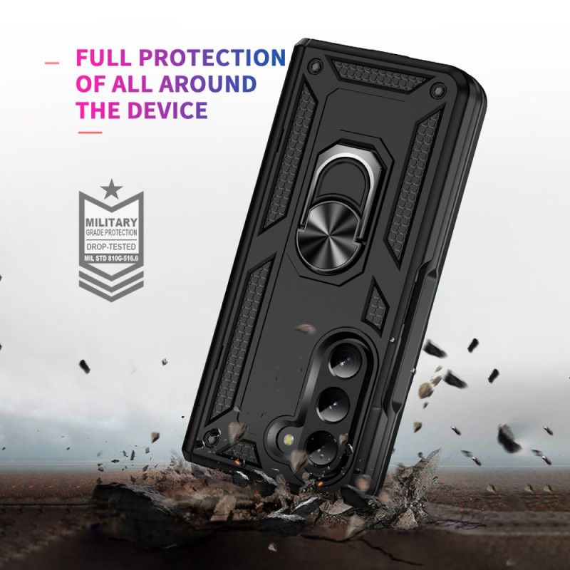 Etui Do Samsung Galaxy Z Fold 5 Metalowy Pierścień