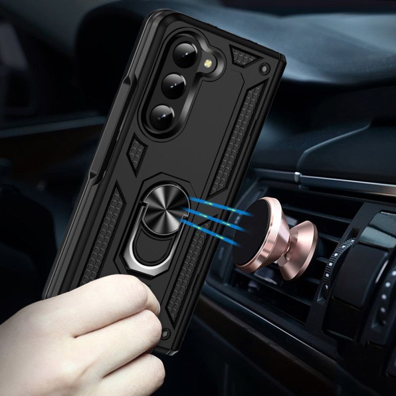 Etui Do Samsung Galaxy Z Fold 5 Metalowy Pierścień