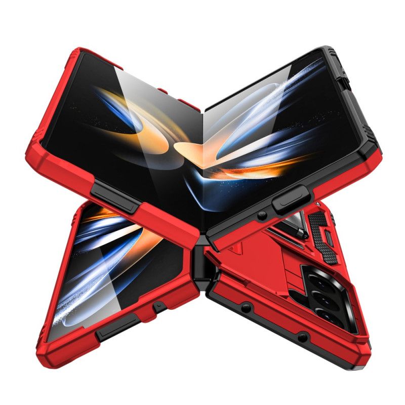 Etui Do Samsung Galaxy Z Fold 5 Pełna Ochrona Za Pomocą Pierścienia