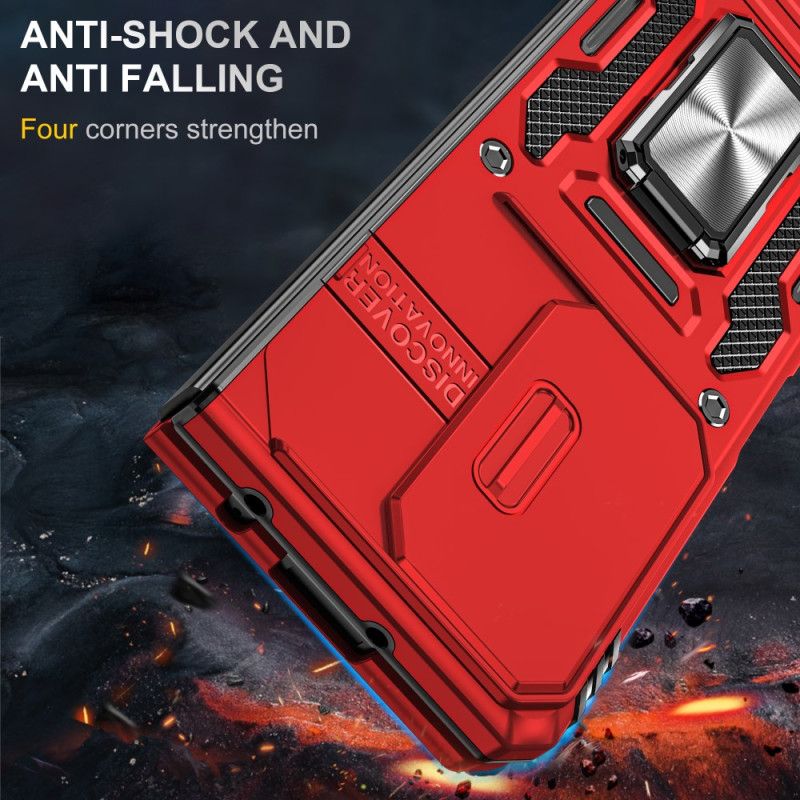 Etui Do Samsung Galaxy Z Fold 5 Pełna Ochrona Za Pomocą Pierścienia