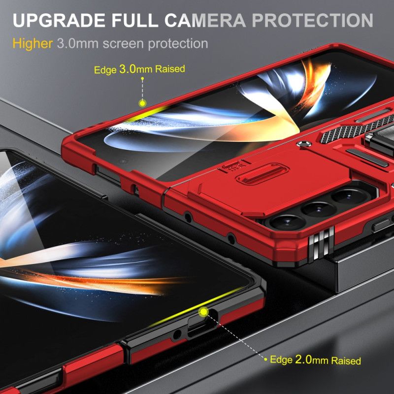 Etui Do Samsung Galaxy Z Fold 5 Pełna Ochrona Za Pomocą Pierścienia