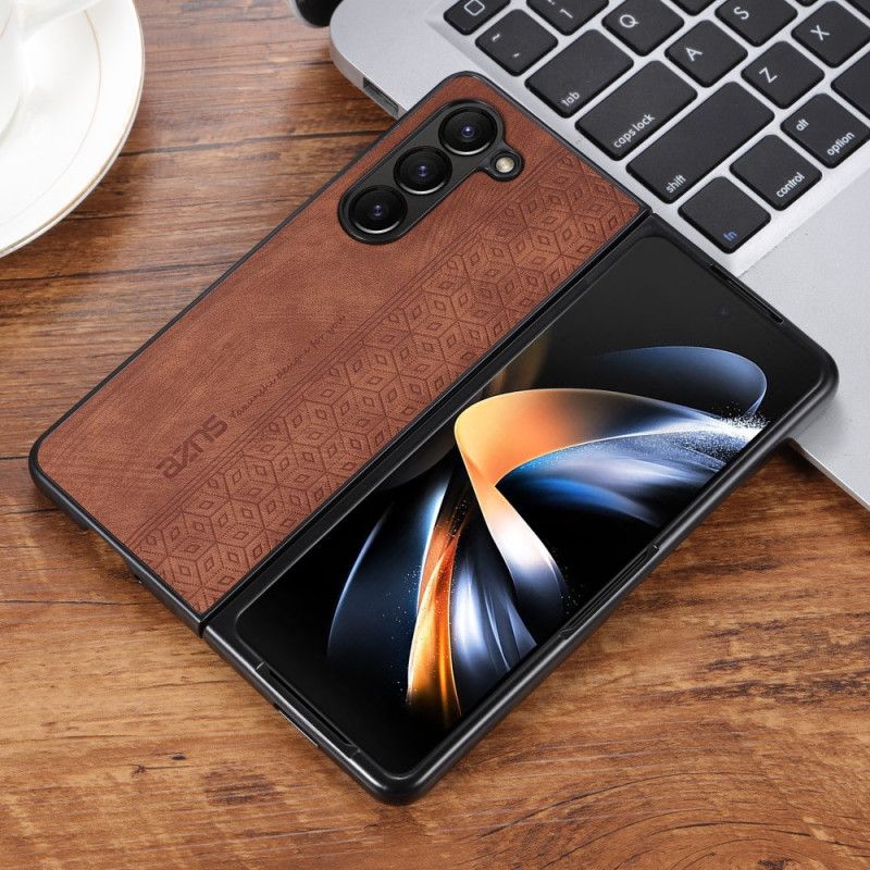 Etui Do Samsung Galaxy Z Fold 5 Sztuczna Skóra Azns