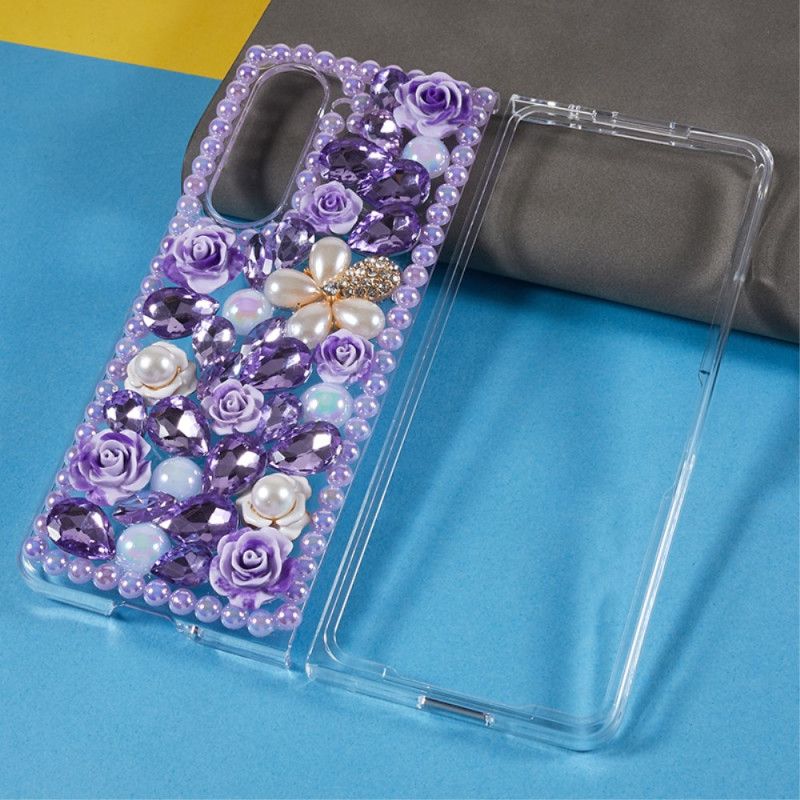 Etui Samsung Galaxy Z Fold 5 Amulety Kwiatowe Etui Ochronne