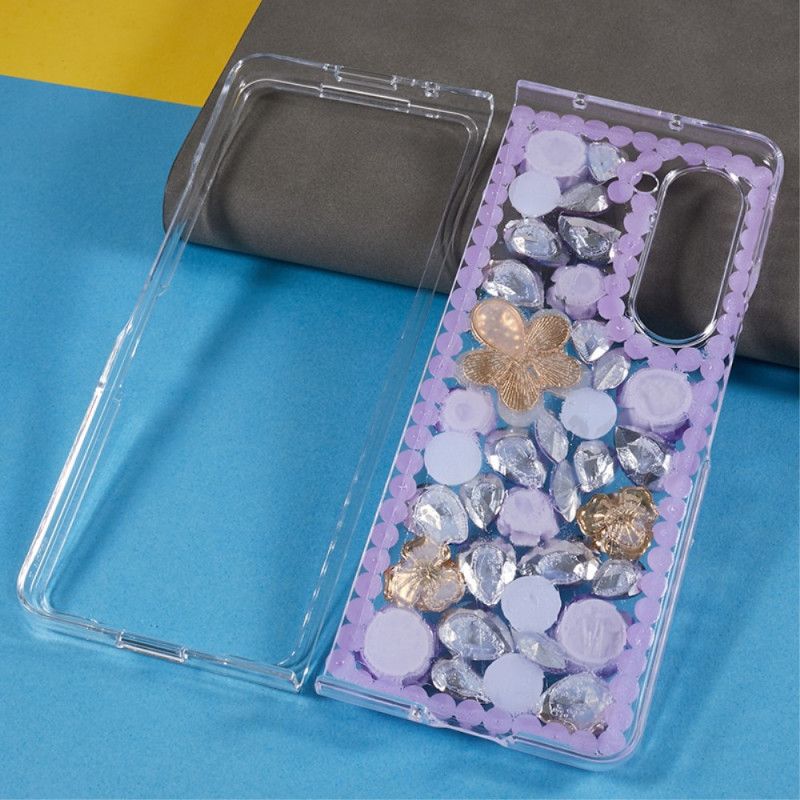 Etui Samsung Galaxy Z Fold 5 Amulety Kwiatowe Etui Ochronne