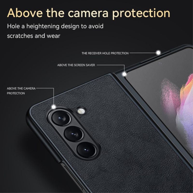 Etui Samsung Galaxy Z Fold 5 Elegancka Skóra Abeel