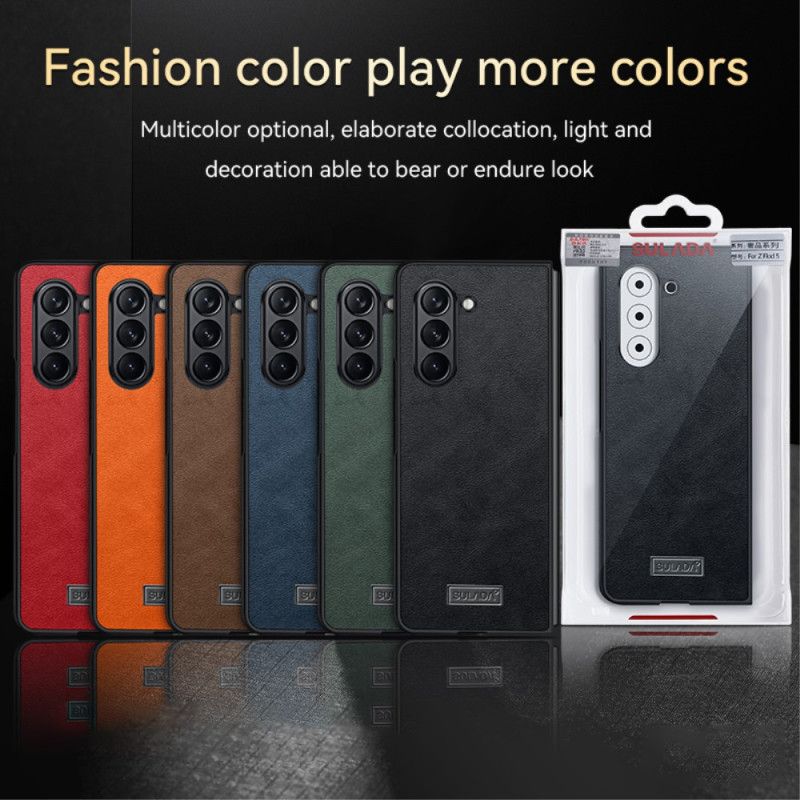 Etui Samsung Galaxy Z Fold 5 Elegancka Skóra Abeel