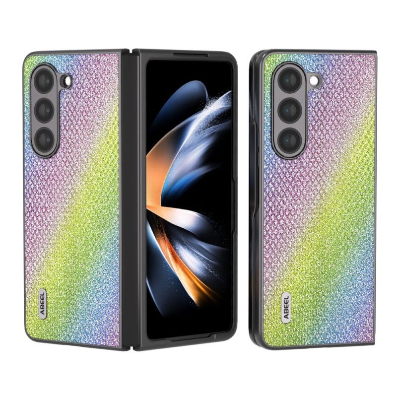 Etui Samsung Galaxy Z Fold 5 Sztuczna Skóra Abeel Etui Ochronne