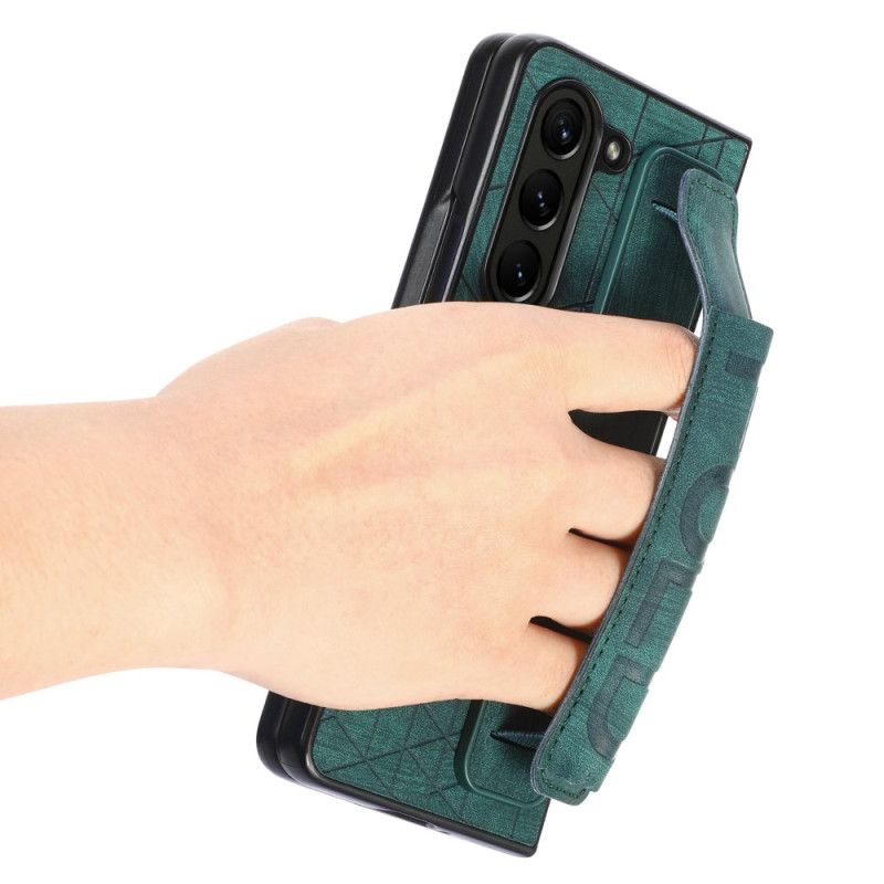 Etui Samsung Galaxy Z Fold 5 Uchwyt Na Rysik Z Paskiem Etui Ochronne