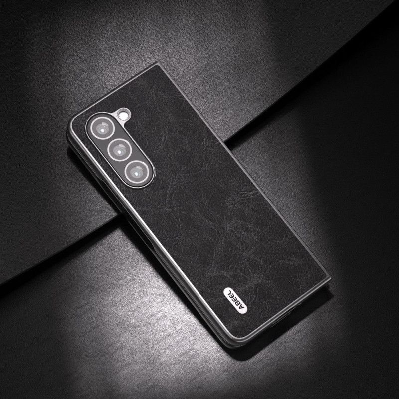 Futerały Samsung Galaxy Z Fold 5 Etui Na Telefon Liczi Ze Sztucznej Skóry Abeel