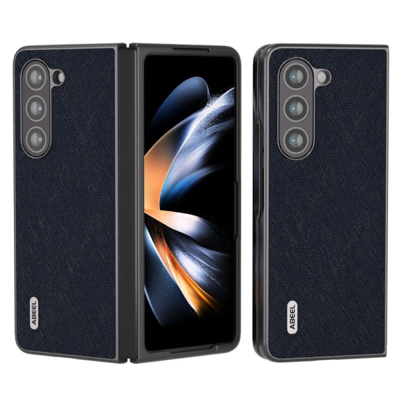 Futerały Samsung Galaxy Z Fold 5 Etui Na Telefon Prawdziwa Tkana Skóra Abeel