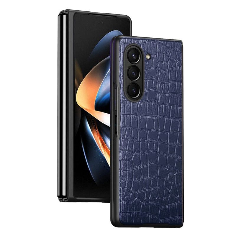 Futerały Samsung Galaxy Z Fold 5 Etui Na Telefon Styl Skóry Krokodyla