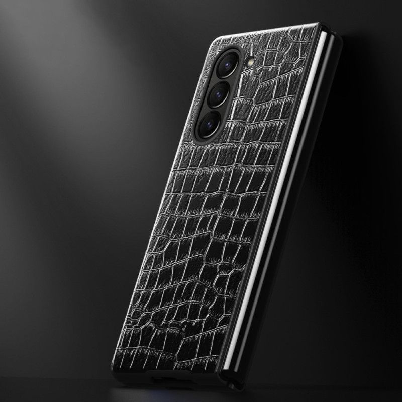 Futerały Samsung Galaxy Z Fold 5 Etui Na Telefon Styl Skóry Krokodyla