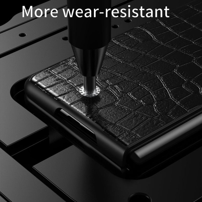 Futerały Samsung Galaxy Z Fold 5 Etui Na Telefon Styl Skóry Krokodyla