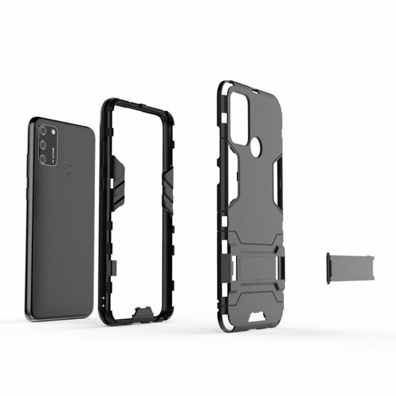 Etui Honor 9A Czerwony Czarny Ultra Odporny