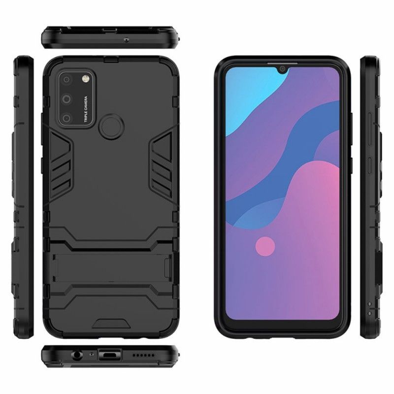 Etui Honor 9A Czerwony Czarny Ultra Odporny